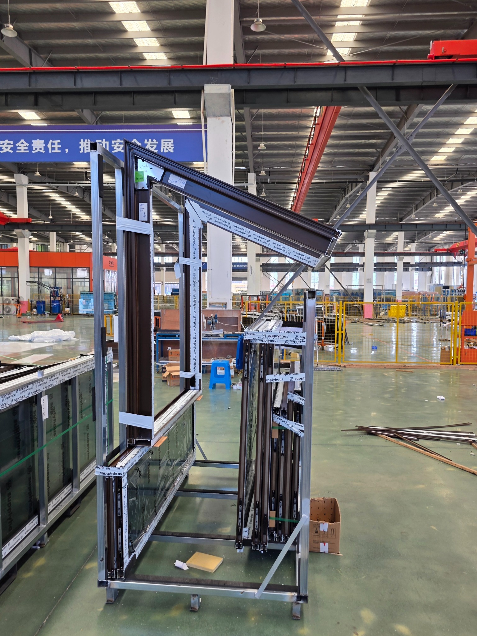 YY in-process window and door assembly