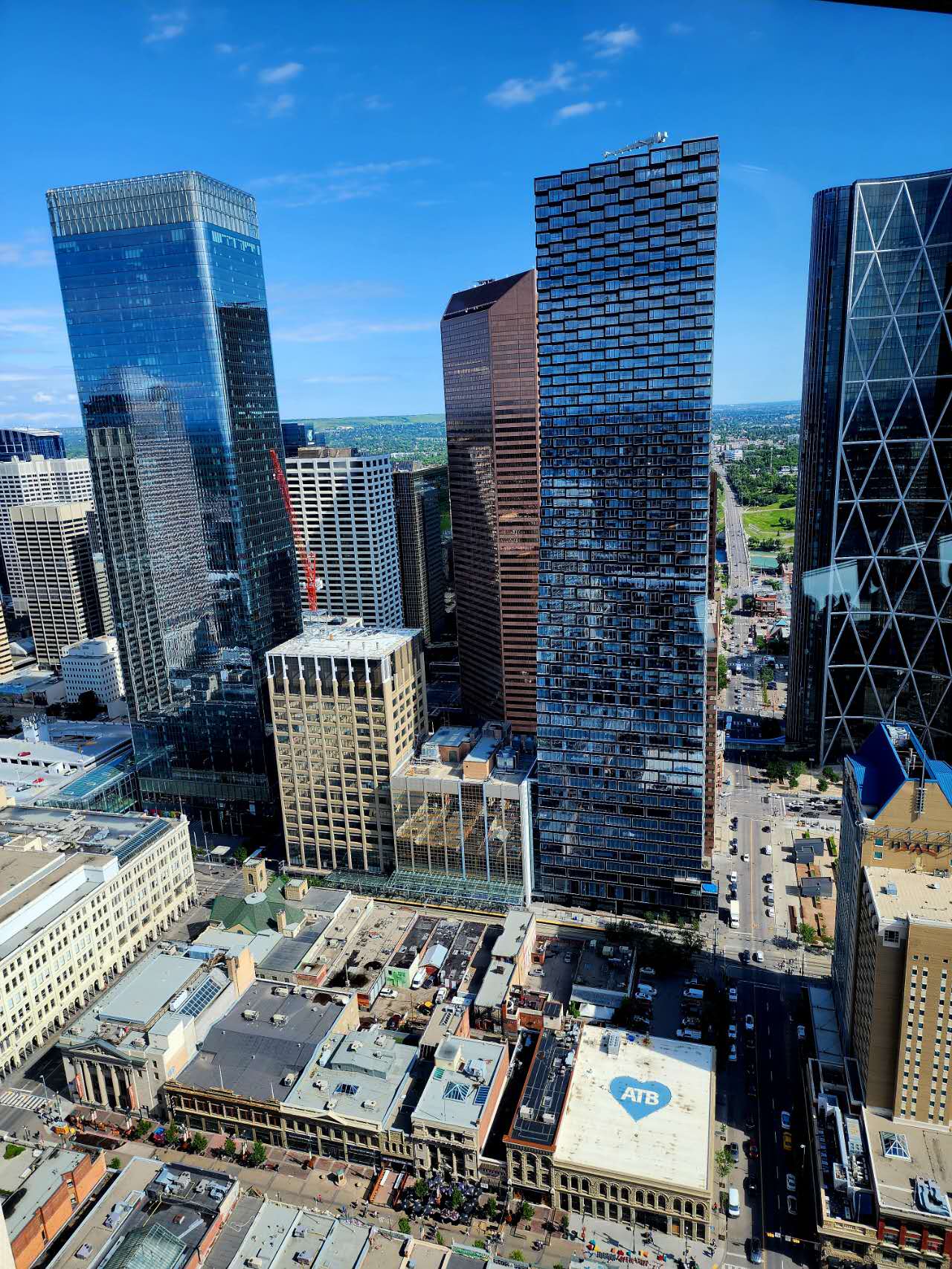 Canadian city skyline